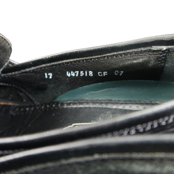 Florsheim Shoes Mens 9 Loafers Slip On Classic Leather Retro Dress Formal Black - Picture 14 of 16